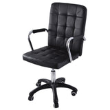 Office Furniture Height Adjustable Rotatable Computer Chair Armrest Leather Padded Meeting Office Chair