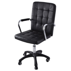 Office Furniture Height Adjustable Rotatable Computer Chair Armrest Leather Padded Meeting Office Chair