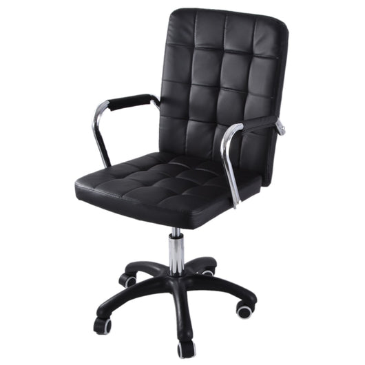 Office Furniture Height Adjustable Rotatable Computer Chair Armrest Leather Padded Meeting Office Chair