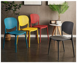 Plastic Dining Chair Restaurant Office Meeting Computer Chair