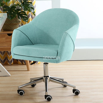 8035 Office Chair Short Flannelette Lifting Chair High Spring Back Protogenesis Sponge Computer Chair