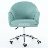 8035 Office Chair Short Flannelette Lifting Chair High Spring Back Protogenesis Sponge Computer Chair