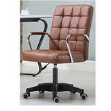Office Furniture Height Adjustable Rotatable Computer Chair Armrest Leather Padded Meeting Office Chair